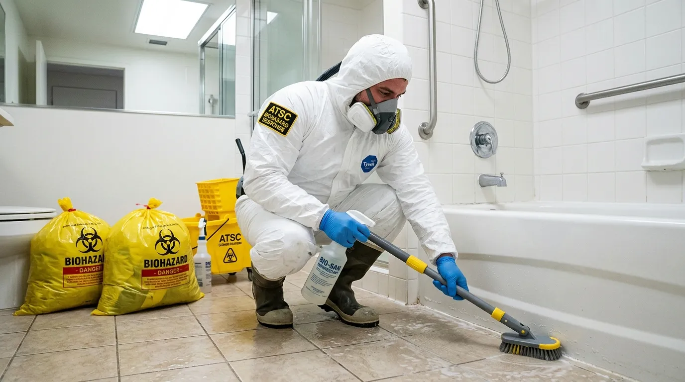 Decontamination equipment deployed for Blood Cleanup in Grandview